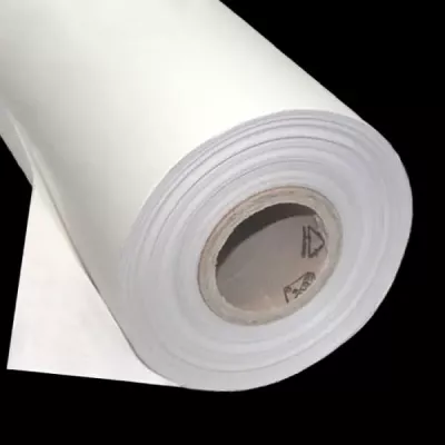 Бумага для перекладки настила (серая клеевая 62 г.) 154 см.