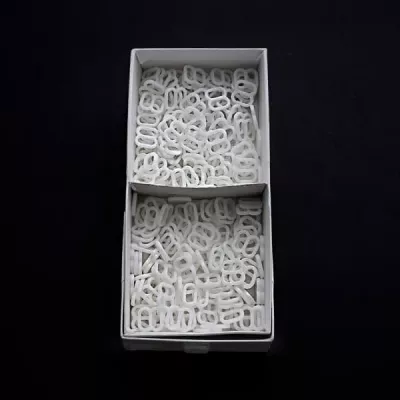 Регулятор восьмерка белая пластик, 0.8 см