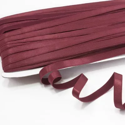 Гумка для бретелів бордова, 1 см