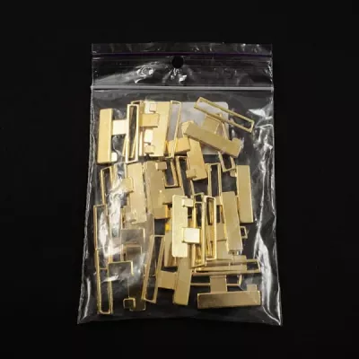 Застібка для купальника, золото, 2.5 см