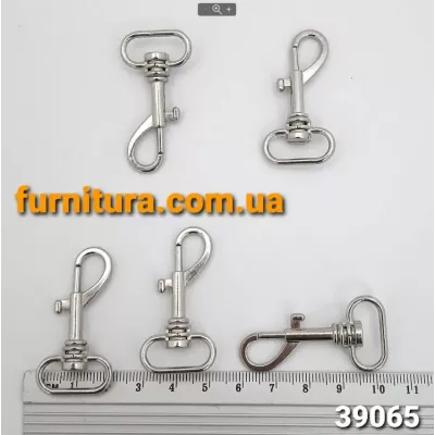 карабин никель 20х42 мм, металл