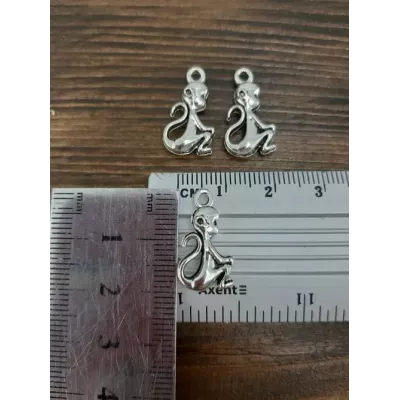 подвеска металл Обезьянка 10х20 мм 