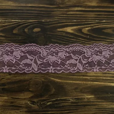 мереживо ТТ стрейч, лілове 6 см