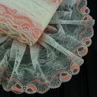 мереживо французьке мультиколор, 14 см