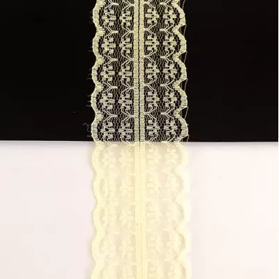 мереживо павутинка 4 см, жовте