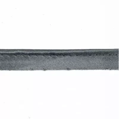 Кант атласний темно-сірий, 1 см