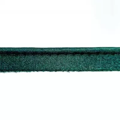 кант атласный темно-зеленый (бутылочный), 1.2 см