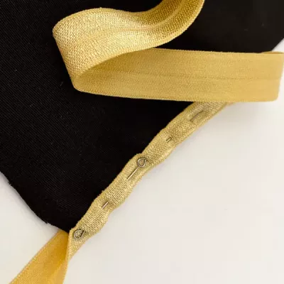 Резинка бейка темно-бежева, 16 мм