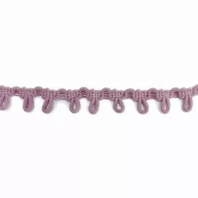 тесьма с петельками, сиреневая