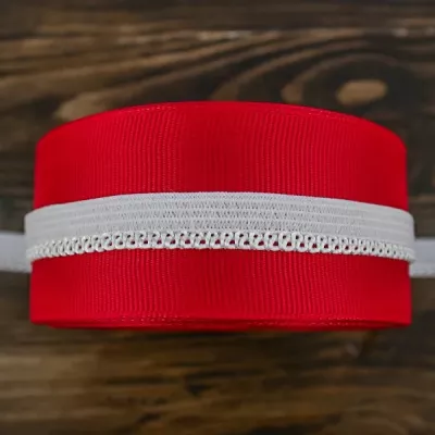 Резинка ажурна білизна біла, 10 мм  