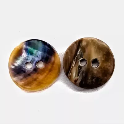 гудзик черепашка коричнева