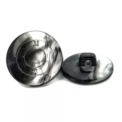 гудзик сіро-чорний перламутр