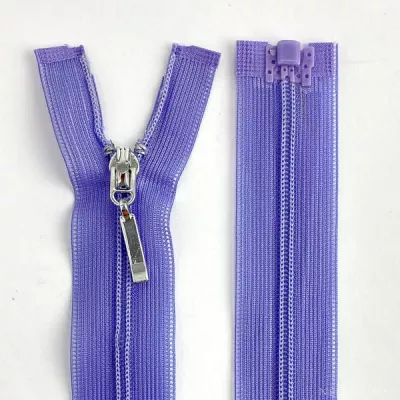 блискавка пластик 60 см тип 3, з підвіскою колір №169