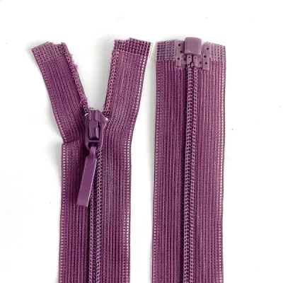 блискавка пластик 60 см тип 3, з підвіскою колір №180