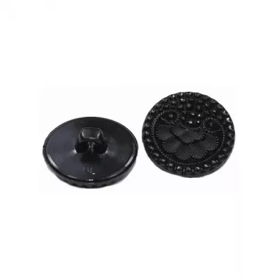 Гудзик чорний, 17.8 мм