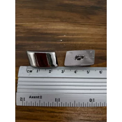 гудзик F L42/ніжка, паличка зі скошеними краями, черн.нікель уп.50 шт