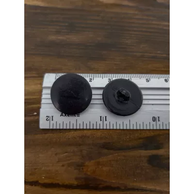 пуговица F L32/ножка, черная, уп.100 шт