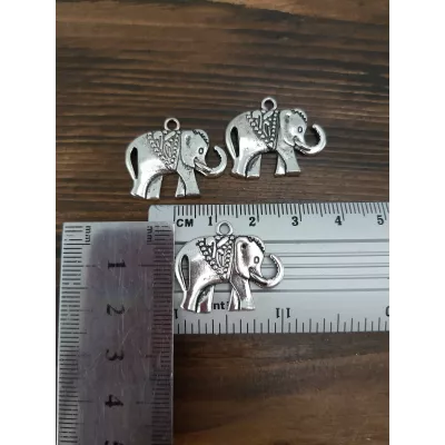 подвеска металл Слон 25х20 мм, упак 10 шт