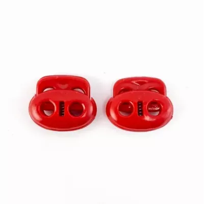 Стопор плоский овальний, червоний