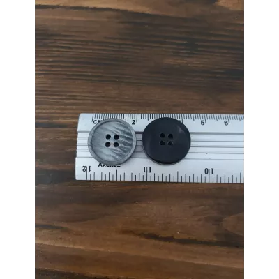 пуговица F L32/4 уд, серая мрамор №2800, уп.500 шт