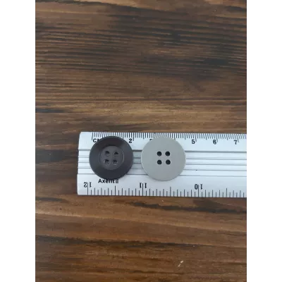 гудзик F L32/4 уд, коричневий Sedefli, уп.500 шт