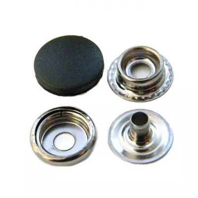 Кнопка средняя с пластиковой шляпкой, 15 мм