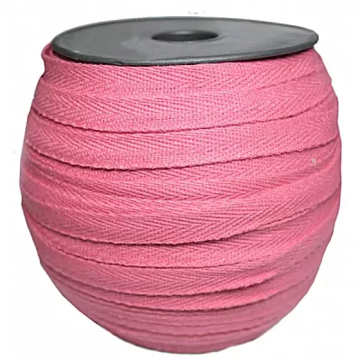 Тесьма х/б (кіперна) Рожева, 10мм