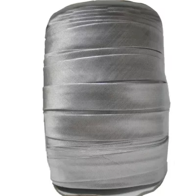 Коса бейка із парчі, срібло, 15 мм