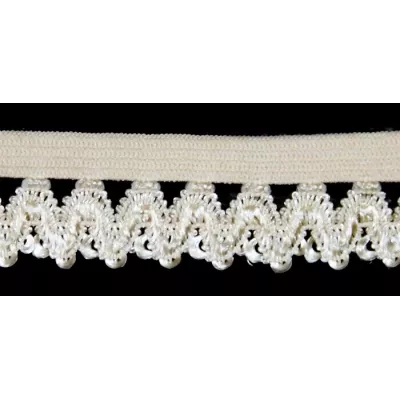 Гумка білизняна ажурна 18 мм. бежевий