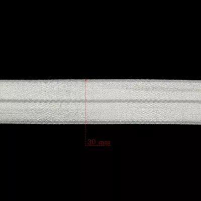 Резинка бейка белая, 25 мм 