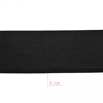 резинка 8 см, чорна