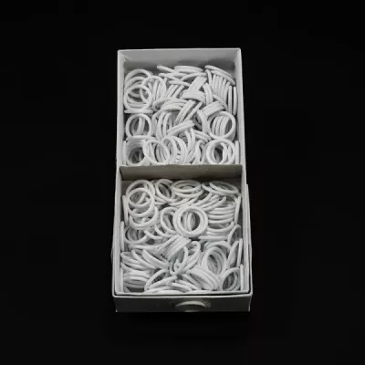 Регулятор кільце біле метал, 1.2 см