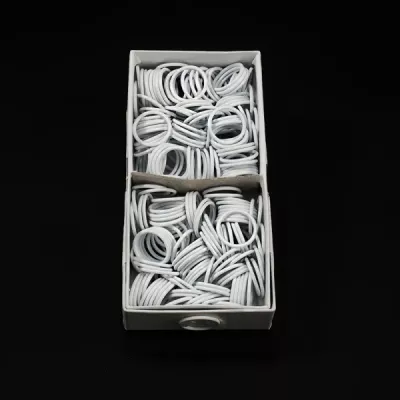 Регулятор кільце біле метал, 1.5 см