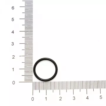 Регулятор кільце чорне метал, 1.5 см