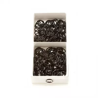 Регулятор кільце чорне метал, 1 см