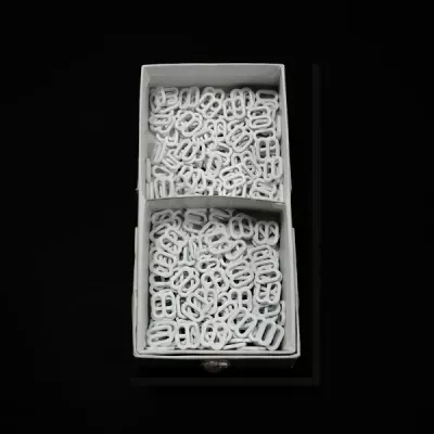 Регулятор восьмерка белая металл, 0.8 см