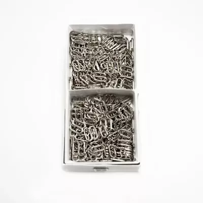 Регулятор вісімка срібло метал, 1 см