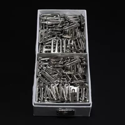 Регулятор с крючком серебро металл, 1.5 см 