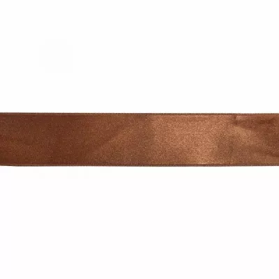 Лента атласная коричневая, 4 см 