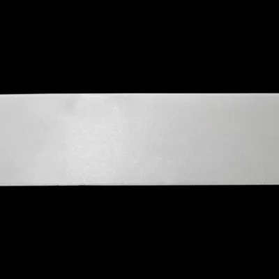 Лента атласная белая, 7 см 