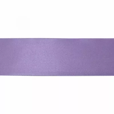 Лента атласная сиреневая, 7 см 