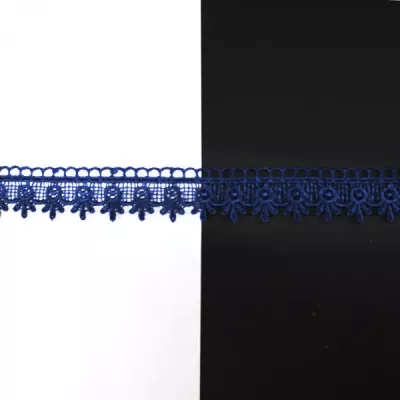 Кружево арт.Н3375 синее,ширина 2см, в боб. 9 м.