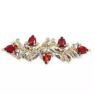 Декор фрагмент скло + метал