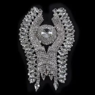 Декор фрагмент скло + метал