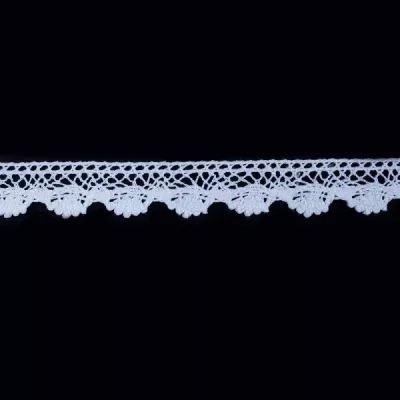 Кружево Кроше белое, 2-2,5 см