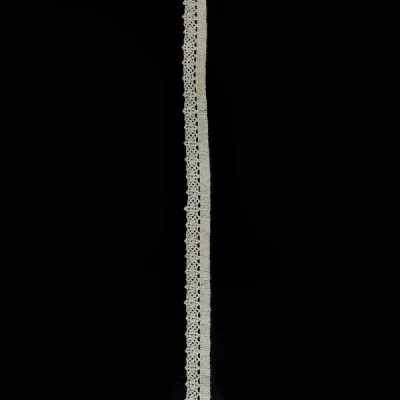 Кружево кроше арт 184 натуральное, шир 1.5 см, боб 25 м