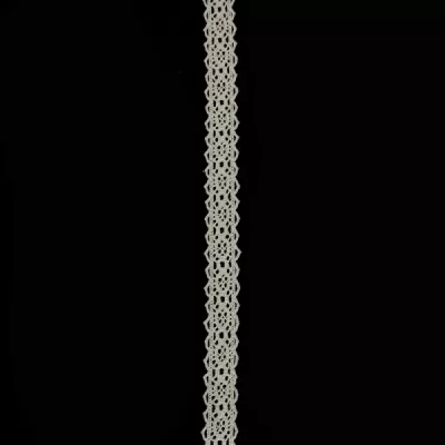 Кружево кроше арт 136 натуральное, шир 1.5-2 см, боб 25 м
