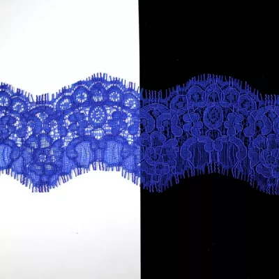 Кружево шантильи, электрик, 7-9 см