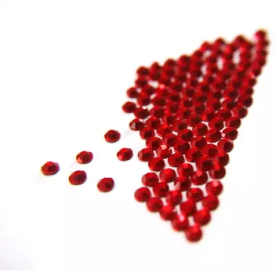 Стрази клейові червоні