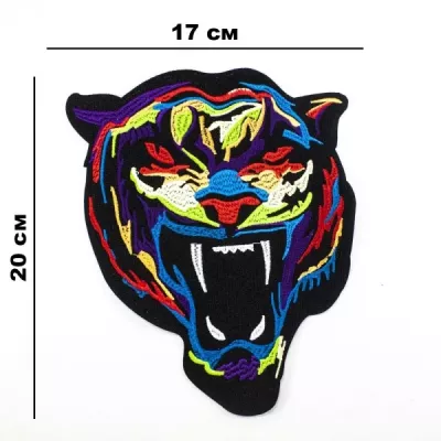 Аппликация клеевая Тигр, 17х20 см
